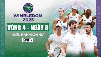 Wimbledon 2025 Vòng 4 Đơn nam/đơn nữ (sân chính)-ngày 8